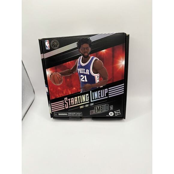 Starting Lineup NBA Series 1 Joel Embiid Philadelphia 76ers 6-Inch Action Figure - Picture 1 of 3
